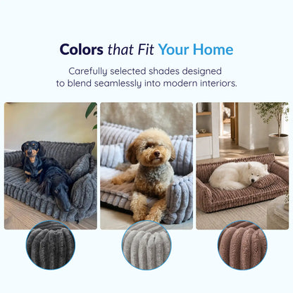 Dog Couch Bed – Washable Dog Sofa Bed for Medium & Large Dogs, 4 Sizes (24–47 in) – MrFluffyFriend
