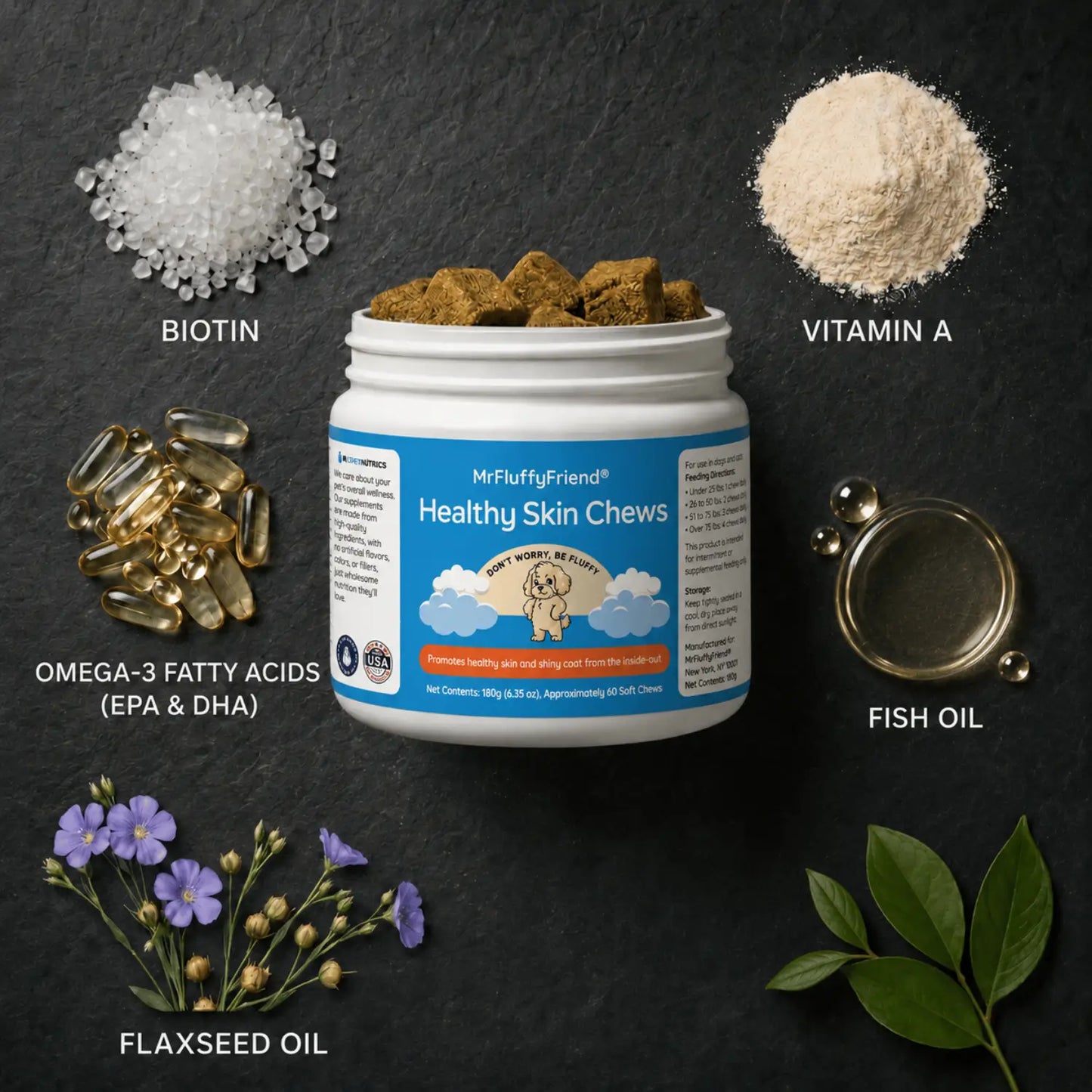 MrFluffyFriend™ - Healthy Skin Chews