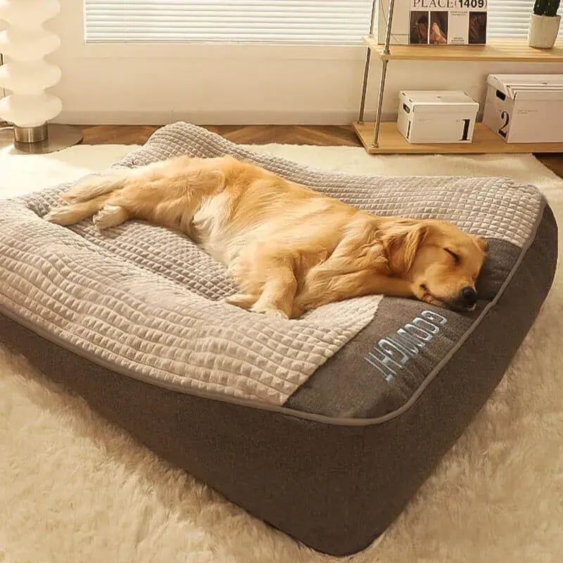 Large Dog Pillow Bed – Washable Dog Cushion, 3 Sizes (32–47 in) – MrFluffyFriend