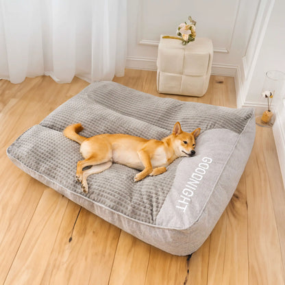 Large Dog Pillow Bed – Washable Dog Cushion, 3 Sizes (32–47 in) – MrFluffyFriend
