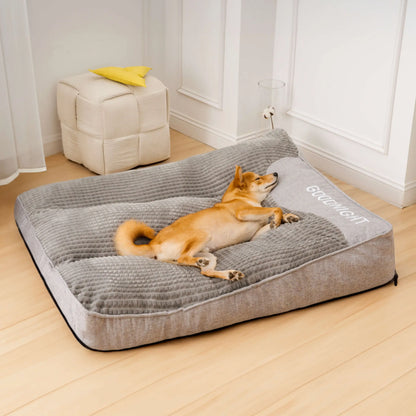 Large Dog Pillow Bed – Washable Dog Cushion, 3 Sizes (32–47 in) – MrFluffyFriend