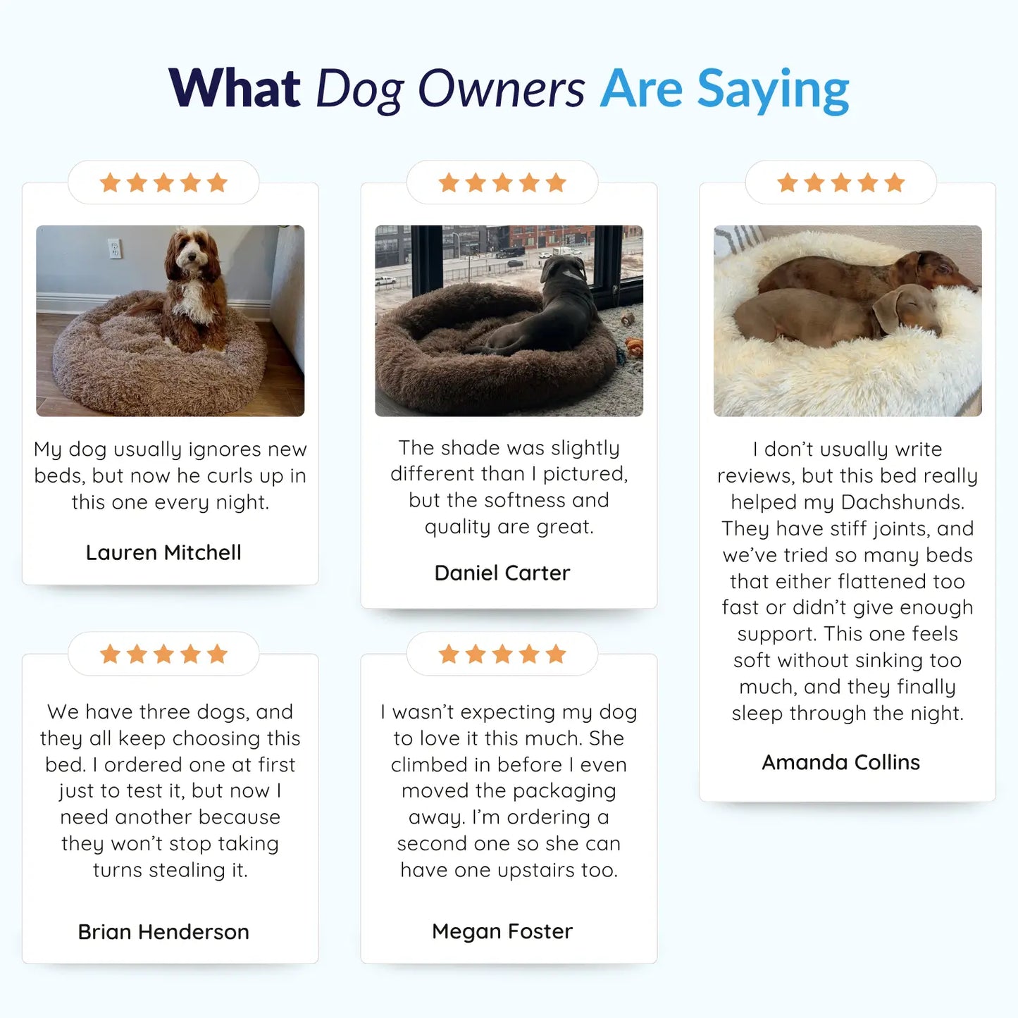 MrFluffyFriend™ - World's #1 Anxiety Relieving Dog Bed (Anim)