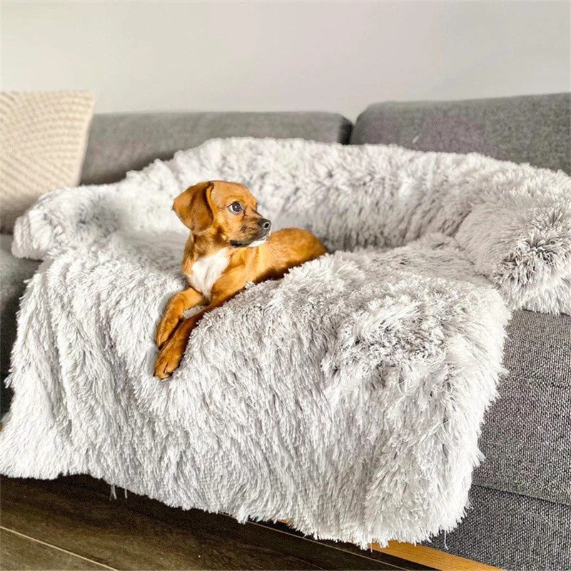 MrFluffyFriend™ - Fluffy Couch Cover for Dogs and Cats